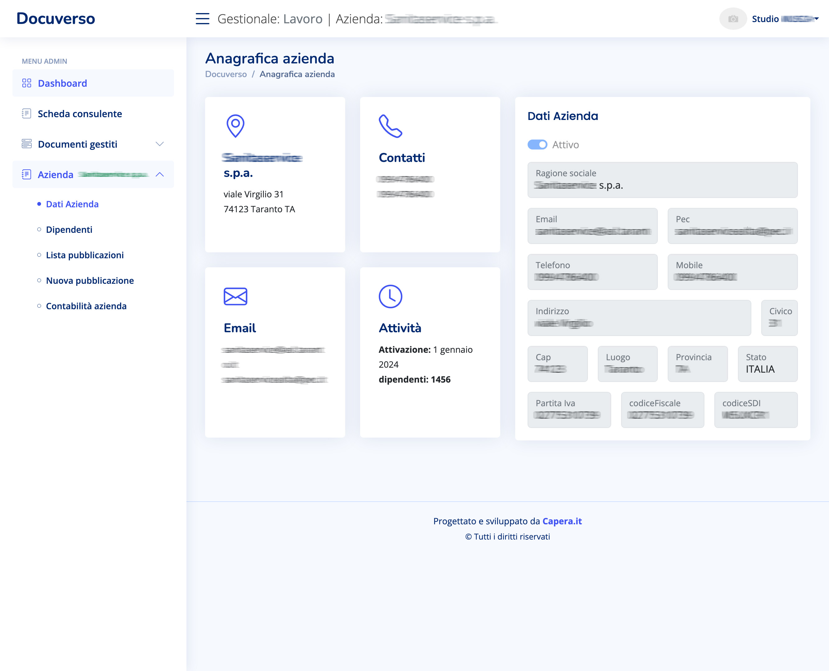 Gestione multiazienda